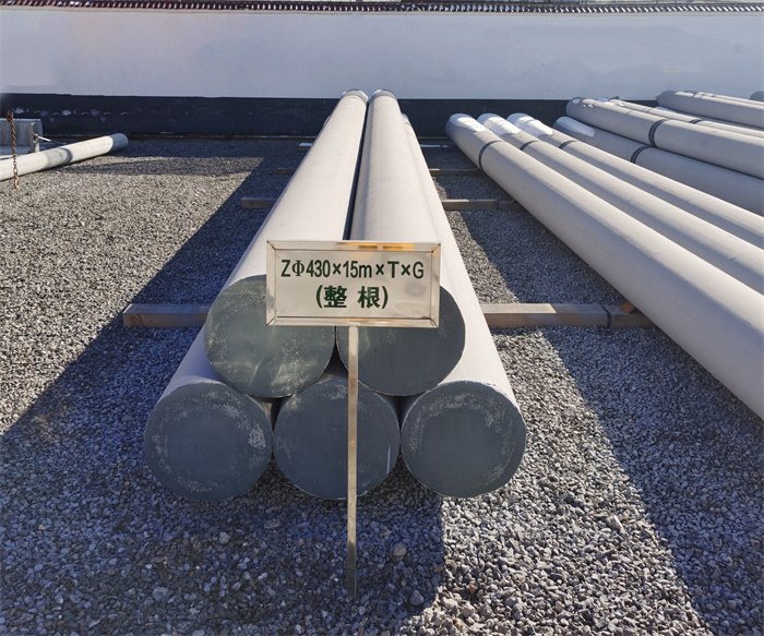 蓟州430×15米×T×G终端电线杆