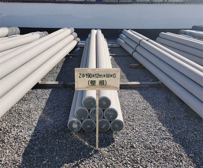 蓟州190×12米钢筋混凝土水泥电线杆